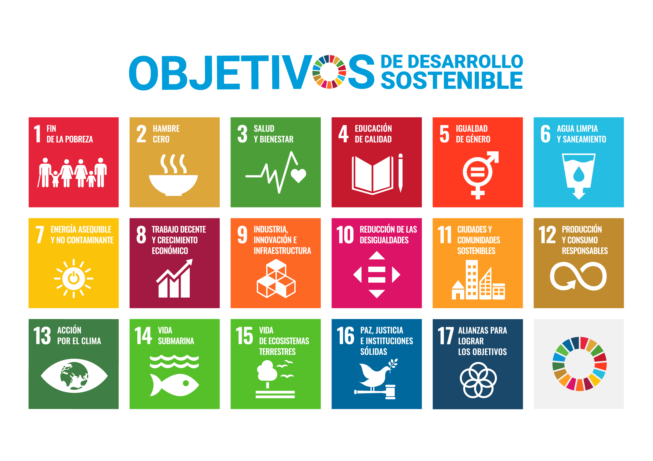 17 objetivos de desarrollo Sostenible